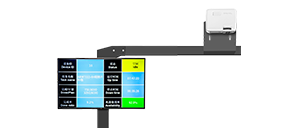 Projection preview positioning